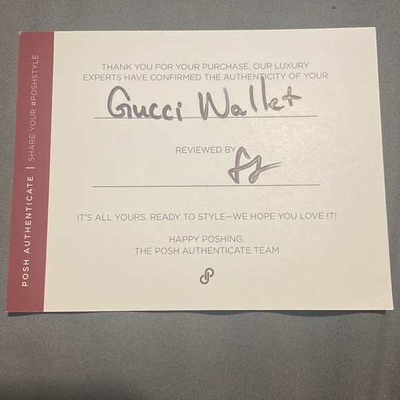 Gucci GG Marmont Bi-fold Printed Matelasse Denim. Authenticated by Poshmark. - Picture 6 of 6